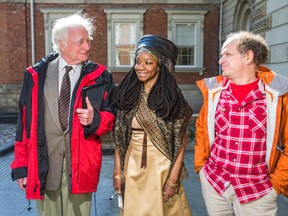 Mike McAteer, left, Simone Topey and Dror Bar-Natan. (Toronto Sun files)