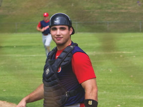 Portager Daylan Laramee spent the winter playing catcher for the Toowoomba Rangers of Queensland, Australia. (Submitted photo)