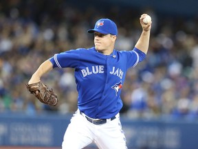Toronto Blue Jays pitcher Aaron Loup. (VERONICA HENRI/Toronto Sun)