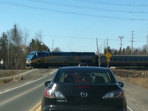 A railway crossing in Barrhaven. SUBMITTED PHOTO