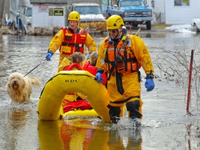 Flood rescue foxboro April 10