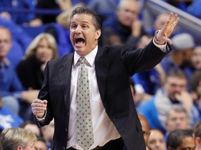 University of Kentucky head coach John Calipari has a 13-point plan to overhaul the NCAA. (REUTERS)