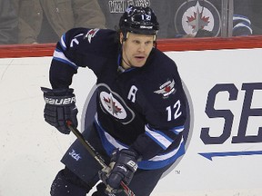 Jokinen is the highest-profile pending unrestricted free agent on the Jets’ roster. (KEVIN KING/Winnipeg Sun)