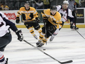 Kingston Frontenacs star Sam Bennett says 'it's pretty special' to be the No. 1-ranked player for the NHL Entry Draft in June. (Julia McKay/The Whig-Standard)