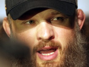 UFC fighter Roy Nelson talks to media in Winnipeg on June13, 2013. (QMI Agency)