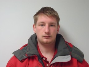 Belleville police issued an arrest warrant for 25-year-old Adam LeBlanc, Friday, April 11, 2014, in relation to a sexual assault incident that occurred on Pinnacle Street in Belleville, Ont. earlier this month. - BELLEVILLE POLICE HANDOUT