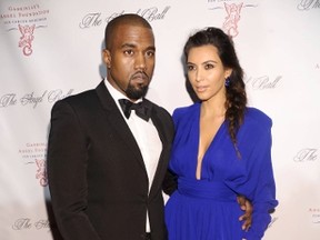 Kanye West and Kim Kardashian. (Rob Rich/WENN.com)