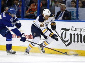 It looks like Sabres GM Tim Murray has been shopping around a number of players including winger Chris Stewart. AFP/Getty Images