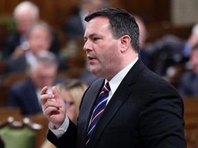 Employment Minister Jason Kenney in the House of Commons on April 7, 2014. (Chris Wattie/Reuters)
