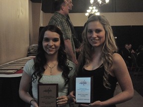 On the Female AAA midget Caps squad, MacGregor sisters Sheridan and Courtlyn Oswald were named co-MVPs for the second straight season.