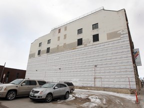 A parking lot next to Sport Manitoba is seen Sunday April 13, 2014. The area is the site of a proposed expansion of the Sport for Life Centre. (Brian Donogh/Winnipeg Sun/QMI Agency)