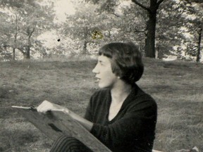 Former London artist Charlotte Brainerd is seen an undated photograph. Brainerd taught at Beal in the late 1950s and made friends with London artists while she lived here. (Courtesy of Museum London)