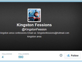 A screen grab of the KingstonFessions Twitter page after all the comment were removed.