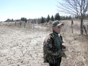 Steve Myslik, RR 2, Blenheim, will be planting over 21,000 trees on 20 acres of his farm this spring, as part of a plan that will eventually see 100 acres of farmland returned to forest, including taillgrass prairie and ponds for waterfowl and wildlife.