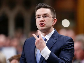 Canada's Minister of State for Democratic Reform Pierre Poilievre.

REUTERS/Chris Wattie