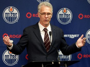Craig MacTavish gave his State of the Oilers address Tuesday at Rexall Place. (David Bloom, Edmonton Sun)