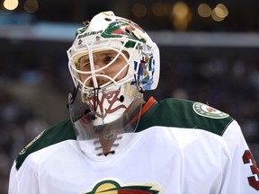 Minnesota Wild goalie Ilya Bryzgalov faces the Colorado Avalanche on Thursday in Game 1 of their Western Conference series. (Getty Images/AFP)