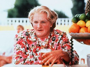 Robin Williams in "Mrs. Doubtfire."