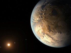 Kepler-186f, the first validated Earth-size planet to orbit a distant star in the habitable zone. The discovery, announced on Thursday, is the closest scientists have come so far to finding a true Earth twin.

REUTERS/NASA/JPL-Caltech/Handout