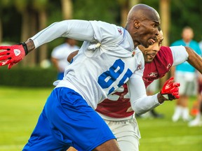 After attending Montreal Alouettes mini-camp this week, Chad Johnson signed a two-year deal with the CFL club. (Montreal Alouettes)