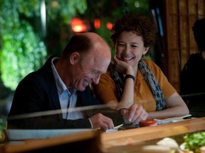 Annette Bening and Ed Harris in a scene from The Face of Love.