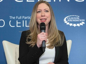 Chelsea Clinton speaks in A No Ceilings Conversation at Lower Eastside Girls Club in New York April 17, 2014.

REUTERS/Andrew Kelly