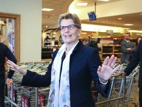 Premier Kathleen Wynne has suggested selling off all or parts of OPG, the LCBO and Hydro One. (Veronica Henri/Toronto Sun)