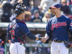 Closer John Axford is in his first season with the Indians. (AFP)