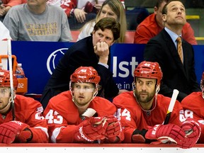 Detroit Red Wings head coach Mike Babcock expects his team's series against the Boston Bruins will be a tight-checking affair. (QMI Agency)