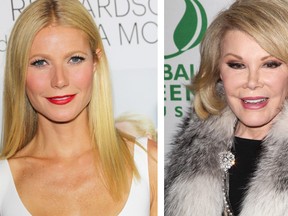 Gwyneth Paltrow and Joan Rivers. (WENN.COM)