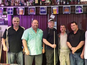 From left: Rob Jacobsen, Greg Gilbertson, Corey Cook, Dale Ryan, Jan Moroz, Bill Locke of the Whitecourt Pool Association’s Fall Pool League winniing 6 Shooters team. The 6 Shooters won the championship on Sunday, April 13.
Submitted