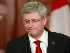 Prime Minister Stephen Harper.

REUTERS/Blair Gable