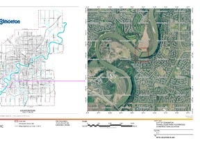 Terwillegar Park Footbridge and Recreational Trails, Environmental assessment and site location April 8, 2014. The Project is located on the southern shore of the North Saskatchewan River east of the parking lot, within Terwillegar Park. The Park is a 459 acre reclaimed gravel pit, converted into a public amenity. It includes 9 ponds left from the aggregate mining, an extensive trail system for walkers, skiers, and mountain bikers, as well as a large area dedicated to a leash free dog park. Construction of a new footbridge is essential to achieve the overall vision the Capital Region’s plan for the North Saskatchewan River Valley as outlined in the Ribbon of Green Master Plan (City of Edmonton 1992).