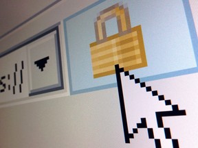 A lock icon, signifying an encrypted Internet connection, is seen on an Internet Explorer browser.

REUTERS/Mal Langsdon