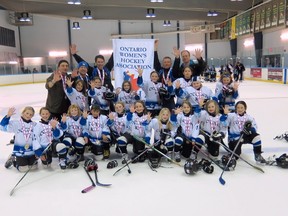 Ottawa Ice: Goalies Megan Booth and Allison Skeggs; defence Ani Robinson, Ashley Clancy, Lauren McCullough, Jane McDougall; Sarah Schonfeld and Abby Wojtyk; forwards Emily Moore, Lucie Chase, Sarah Forrester, Amy Hollingsworth, Zoe Wojtyk, Grace Inoue, Meredith Walker, Lucy Brooks and Cassidy Wells.