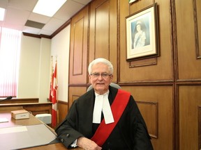 JOHN LAPPA/THE SUDBURY STAR/QMI AGENCY 
Judge William Fitzgerald is retiring after 42 years.