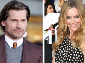 Leslie Mann and Nikolaj Coster-Waldau. (WENN.COM/Reuters file photos)