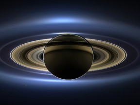 A natural-colour image of Saturn from space, the first in which Saturn, its moons and rings, and Earth, Venus and Mars, all are visible, is seen in this NASA handout taken from the Cassini spacecraft July 19, 2013 and released November 12, 2013. (REUTERS/NASA/JPL-Caltech/SSI/Handout via Reuters)