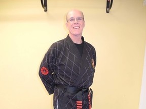 Mike Donovan, master of Olympic Karate, learned martial arts while he was a member of the U.S. Special Forces. (KELLY PEDRO, The London Free Press)