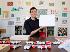 London artist Jamie Q. is one of 15 artists who will be competing in Brush Off, a live painting competition to raise funds for the London Children?s Museum. (CRAIG GLOVER/The London Free Press)
