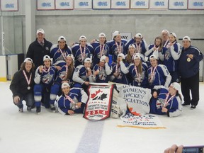 Sudbury Lady Wolves midget AA hockey team is at the 2014 Esso Cup national hockey championships.