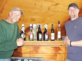 Brothers Mark and Mike Vansteenkiste, owners of Twin Pines Orchard, Cider House and Estate Winery