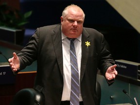 Toronto Mayor Rob Ford (Craig Robertson/Toronto Sun)