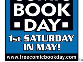 May 3 is Free Comic Book Day. Two stores in Kingston — 4-Colour, 8-Bit Comics & Games and Action Packed Comics — will be handing out free comic books. (freecomicbookday.com)
