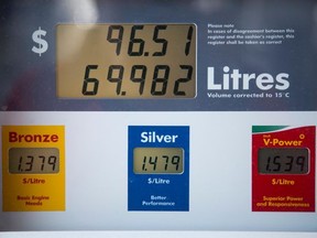 Regular gas is selling for $1.379  in London, Ont. on Wednesday April 23, 2014.DEREK RUTTAN/The London Free Press/QMI Agency