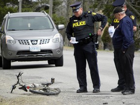 A seven-year-old boy was rushed to Trenton Memorial Hospital after he was hit by a truck while riding a bicycle on Lester Road in Quinte West around 2 p.m. Wednesday. The extent of the boy's injuries is not known. An investigation by Quinte West OPP is underway. Police say they will be releasing details Thursday morning. 
Ernst Kuglin/The Intelligencer