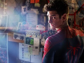 Andrew Garfield in "The Amazing Spider-Man 2."
