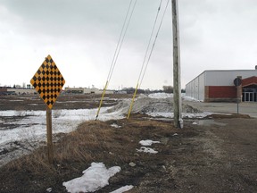 Site of proposed new police station adjacent to the Timken Centre.