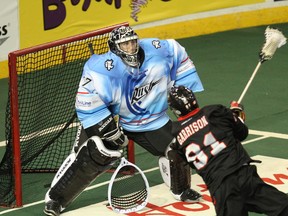 Last time the Stealth were in town the Rush wore special jerseys, and they will on Friday, too — this time in support of the Stollery Childrens Hospital. (Ian Kucerak, Edmonton Sun)