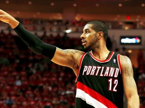 Portland’s LaMarcus Aldridge scored 46 and 43 points in two games vs. the Houston Rockets. (Getty Images/AFP)